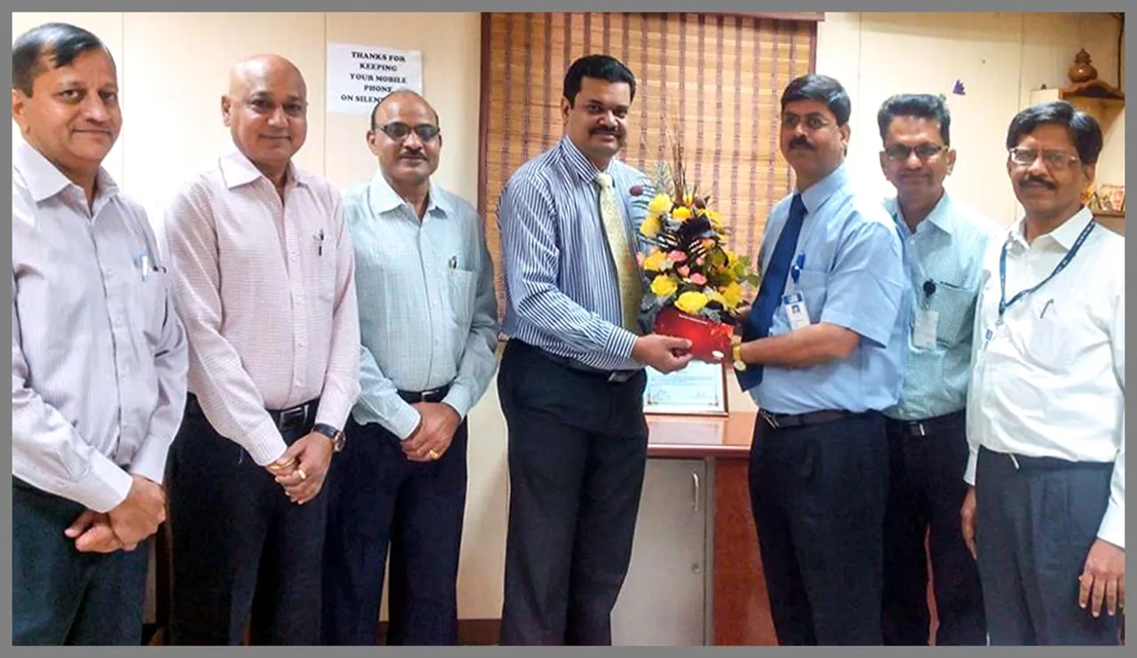 Felicitation by LIC Ahmedabad Division and Branch Dignitories